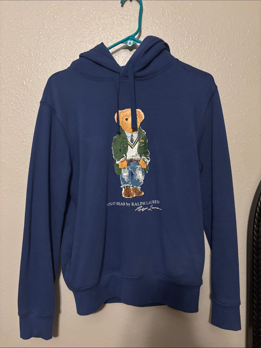 Polo by Ralph Lauren Blue Bear Graphic Pullover Hoodie